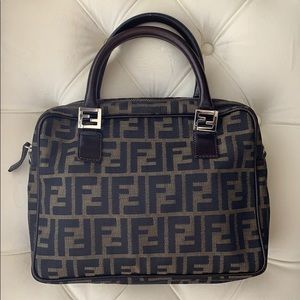 Authentic Vintage Fendi zucca mini tote bag